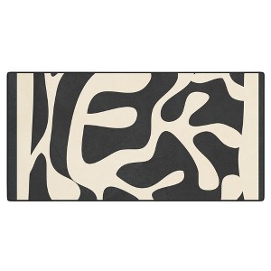 Nadja Minimalist Abstract Leaves 1 Desk Mat - Deny Designs - 1 of 3