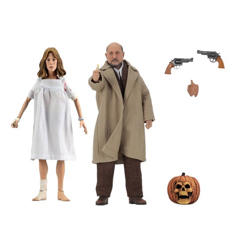 Neca Halloween 2 1981 Dr. Loomis And Laurie Strode 8 Clothed Action Figures 2pk Target