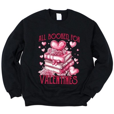 Simply Sage Market Women's Graphic Sweatshirt All Booked For Valentines