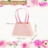 Unique Bargains Wedding Party Paper Flower Gift Bag with Handle 12 Pcs - 2 of 4
