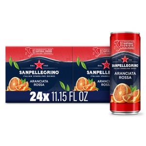 San Pellegrino Italian Sparkling Drink, Aranciata Rossa - 11.15 Fl Oz Bottle (Pack of 24) - 1 of 4