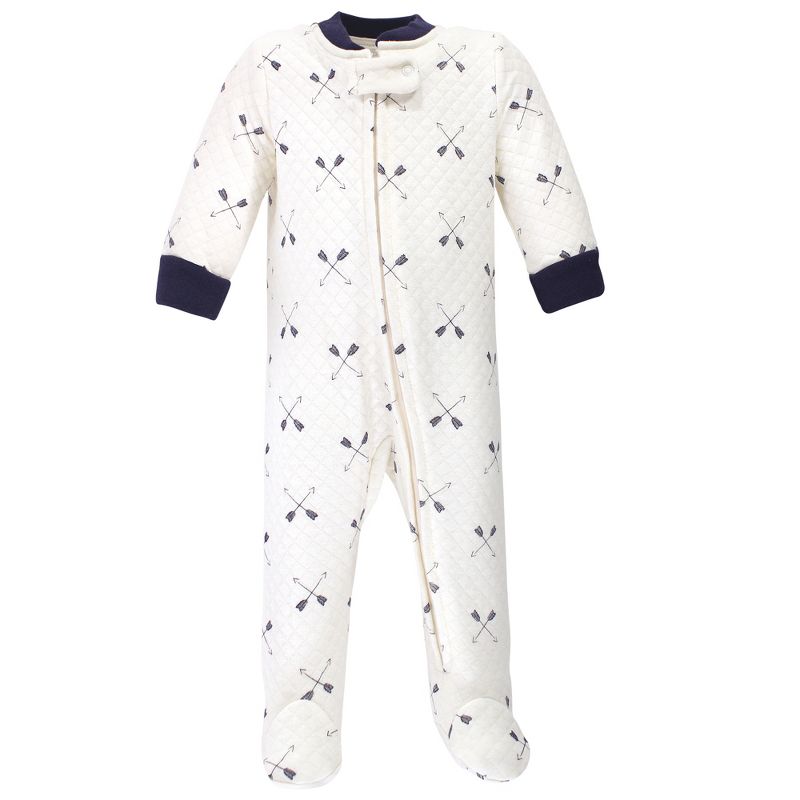 Hudson Baby Infant Unisex Cotton Flannel Burp Cloths, Modern Elephant, One Size, 4 of 5