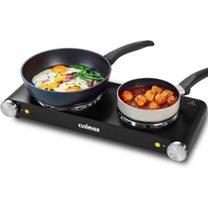 Cusimax Stainless Steel Electric Stove, Black - 1 of 4