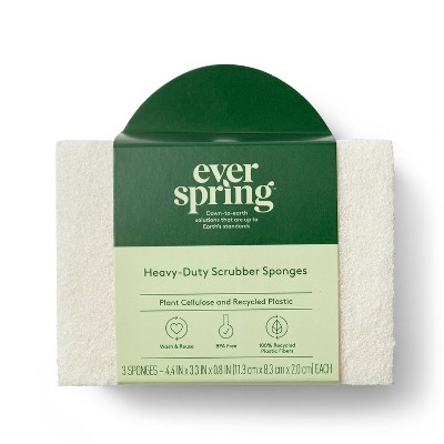 Heavy Duty Multi Use Cleaning Sponges rub Non-Scratch Sponge Scrubbing Dish  Sponges Use for Kitchens