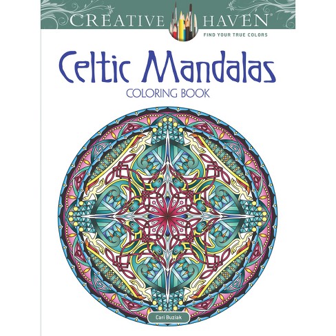 Creative Haven Celtic Mandalas Coloring Book: Over 101 Midnight Designs of  Mandala Coloring Books for Adults and Teens For Stress Relief, Relaxation A  (Paperback)