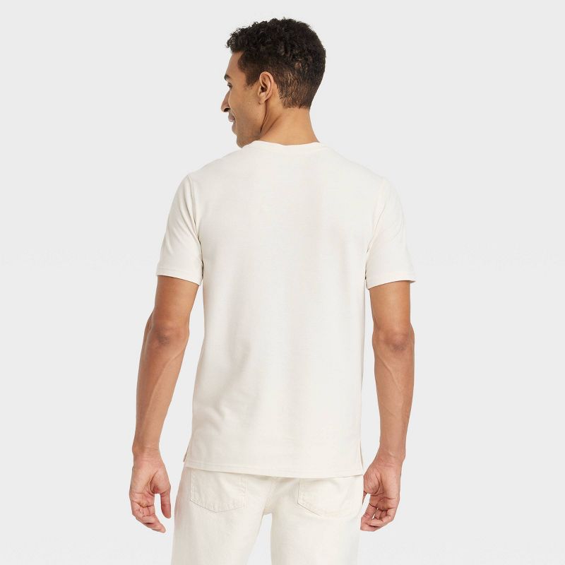 Men's Regular Fit Pique T-Shirt - Goodfellow & Co™, 3 of 5