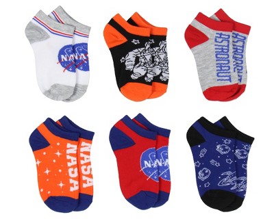 Boys Blue 7pk Mixed Print Socks