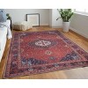 Rawlins Transitional Medallion Red/Blue/Tan Area Rug - 2 of 4