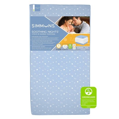 Simmons Kids' Dual Sided Crib and Toddler Mattress - Soothing Nights