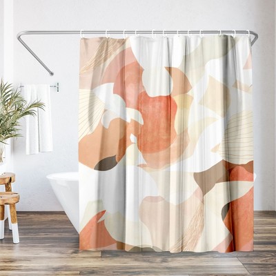 Americanflat 71" x 74" Shower Curtain, Interlude by Louise Robinson