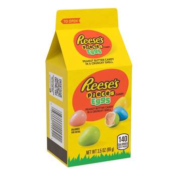 Reese's Pieces Peanut Butter Eggs Easter Candy Carton - 3.5oz