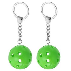 Unique Bargains Mini Pickleball Ornament Keychains for Bag Luggage Tag - 1 of 4