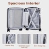 ZACHVO 5-Piece Luggage Set, 20/24/28-In Suitcases with TSA Lock, 360° Spinner Wheels, Duffel and Toiletry Bag, 100% PC Hardshell - 4 of 4