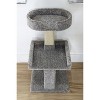 HomeStock Carpeted Cat Perch for Big Cats, Gray - 2 of 4