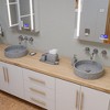 ALFI ABCO17R 17Inch Round Solid Concrete Gray Matte Above Mount Bathroom Sink - 2 of 4