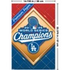 Trends International MLB Los Angeles Dodgers - 2025 World Series Team Logo Unframed Wall Poster Prints - 3 of 4