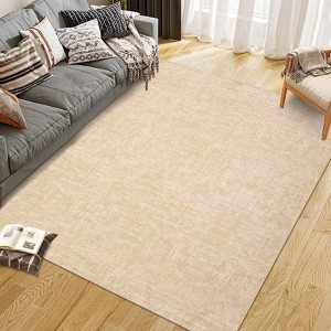 Washable Kitchen Modern Abstract Runner Rug,Non Slip Soft Low Pile Indoor Floor for Dining Room Office Entrywa - 1 of 4