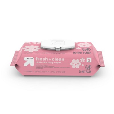 Fresh & Clean Scented  Baby Wipes - 72ct - up & up™