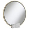 Coaster Home Furnishings Jocelyn Round Table Top LED Vanity Mirror White Marble Base, Gold - 2 of 4