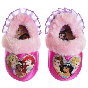 Disney Princess "Favourite Princess" Toddler Girls' Dual Sizes Slippers - 1 of 4