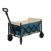 CAVINAS Lightweight Portable Wagon Cart,All-Terrain Shopping Cart with Wheels,Wagon for Camping,Shopping - 2 of 4