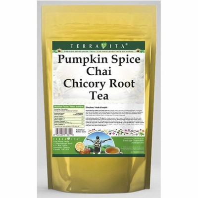 TerraVita Pumpkin Spice Chai Chicory Root Tea (50 tea bags, ZIN: 570095, 3-Pack)