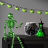 24" Poseable Skeleton with Ghoulish Glow Alien Halloween Decorative Prop Green - Hyde and EEK! Boutique™ - 2 of 3