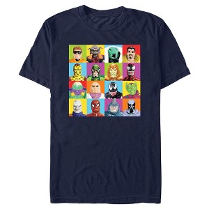 Men's Spider-Man: Beyond Amazing Toy Villain Squares T-Shirt - 1 of 4