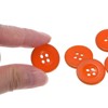 Unique Bargains Resin Craft DIY Round Flat 4-Hole Replacement Sewing Buttons 10 Pcs - 4 of 4