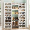 Besiost 10-Tier Shoes Rack with 23 Adjustable Shelves, Shoes Storage Cabinet, White - 4 of 4