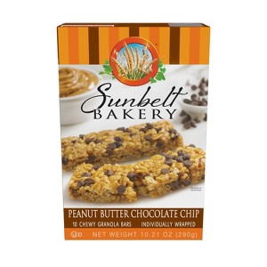 Peanut Butter Chocolate Chip Granola Bars - 10.21oz - 1 of 3