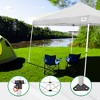 Caravan Canopy V-Series 12 x 12' Tent Sidewalls with V-Series 2 12 x 12' Pop-Up Tent Slanted Leg Instant Canopy & 4 6-Pound Cement Weight Plates - image 2 of 4