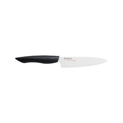 Kyocera White and Black Ceramic 5 Inch Slicing Knife