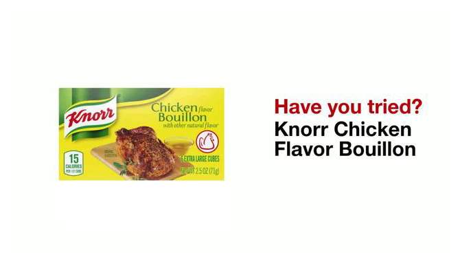 Knorr Chicken Bouillon Cubes - 2.5oz/6ct, 2 of 8, play video