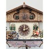 Chalet Desktop Cuckoo Clock 10 Inch With Girl On Rocking Horse, Waterwheel, 12 Melodies, Hourly Cuckoo By River City Clocks - 2 of 4