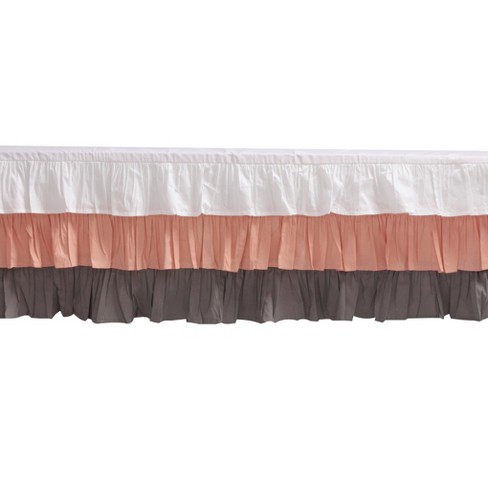 White ruffle shop crib skirt target