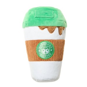 BARK Latte Dog Toy - Puppin' Hot Latte: Holds Treats, Squeaks