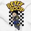 Betty Boop Checkerboard Biker Cartoon Womens Graphic T Shirt Tees Brisco Brands - 2 of 4