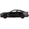 BMW M4 CSL Black Sapphire with Carbon Top and Red Stripes Limited Edition to 2760 pieces 1/64 Diecast Model Car by Mini GT - 2 of 4