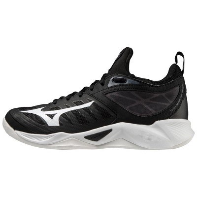 Mizuno volleyball shoes half white half shop black