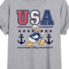Women's - Disney - USA Donald Oversized Graphic T-Shirt - 2 of 4