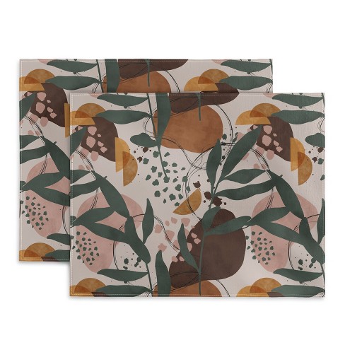 Marta Barragan Camarasa Abstract nature painting 89 Placemats - Deny Designs - image 1 of 2