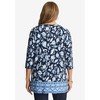 Jessica London Women's Plus Size Stretch Knit Swing Tunic - 3 of 4