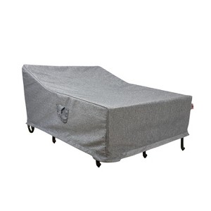 Summerset Shield Platinum 3-Layer Polyester Outdoor Chaise Lounge Cover - Grey Melange - 1 of 4