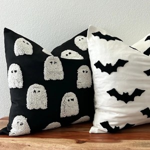 Racxily Tufted throw pillow cover, Halloween and fall d¨¦cor - 1 of 2