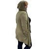 Women's Long Sleeve Hooded Cardigan - honeyme - 3 of 3