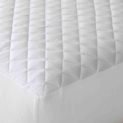 Twin White Micro Flannel Heated Mattress Pad