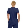 Medichic Scrubs Women's V-Neck Notch Fashion Stretch Scrub Top with Two Pockets, Flex Easy Care Fabric - 2 of 4