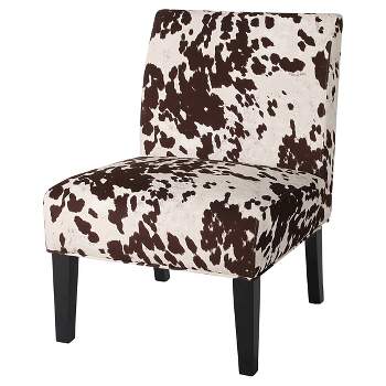 Kassi Cowhide Print Upholstered Accent Chair - Christopher Knight Home