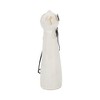 Sagebrook Home Cat with Glasses Sculpture - Contemporary Ceramic White Cat Statue with Black and Beige Accents for Home - 3 of 4